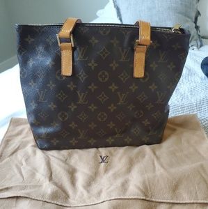 Authentic Louis Vuitton canvas purse